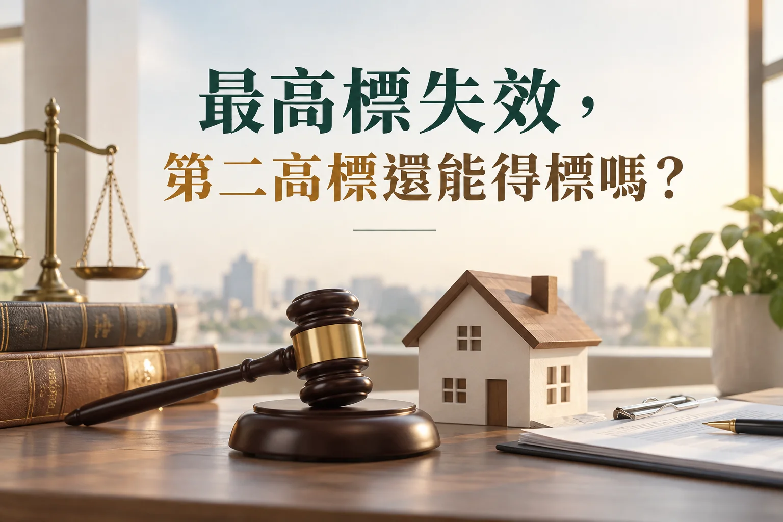 最高標失效，第二高標還能得標嗎？封面插畫