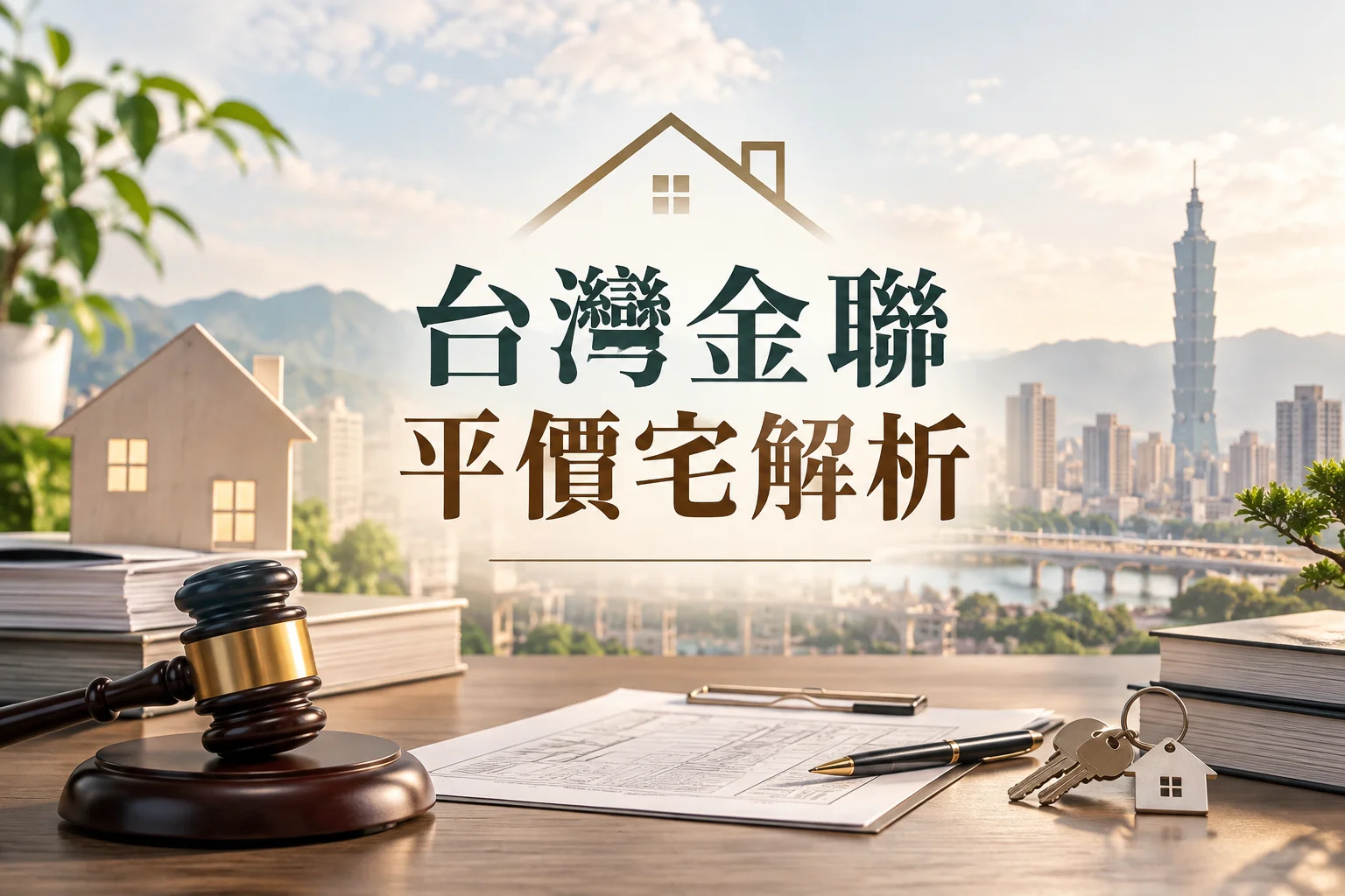 金聯平價宅（2025年）分析解說封面插畫