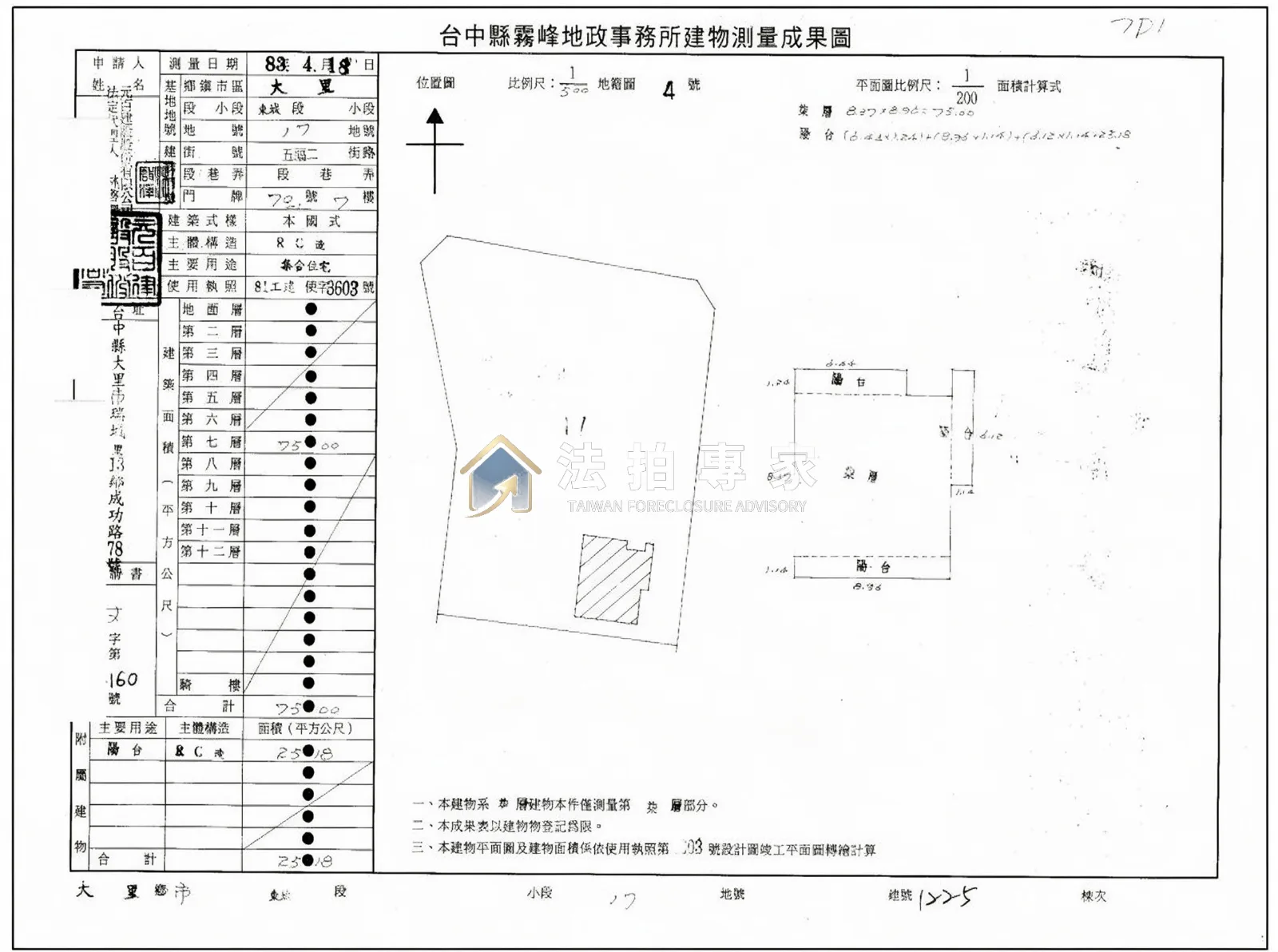 大里・元百大鎮C區・電梯三房照片 2縮圖