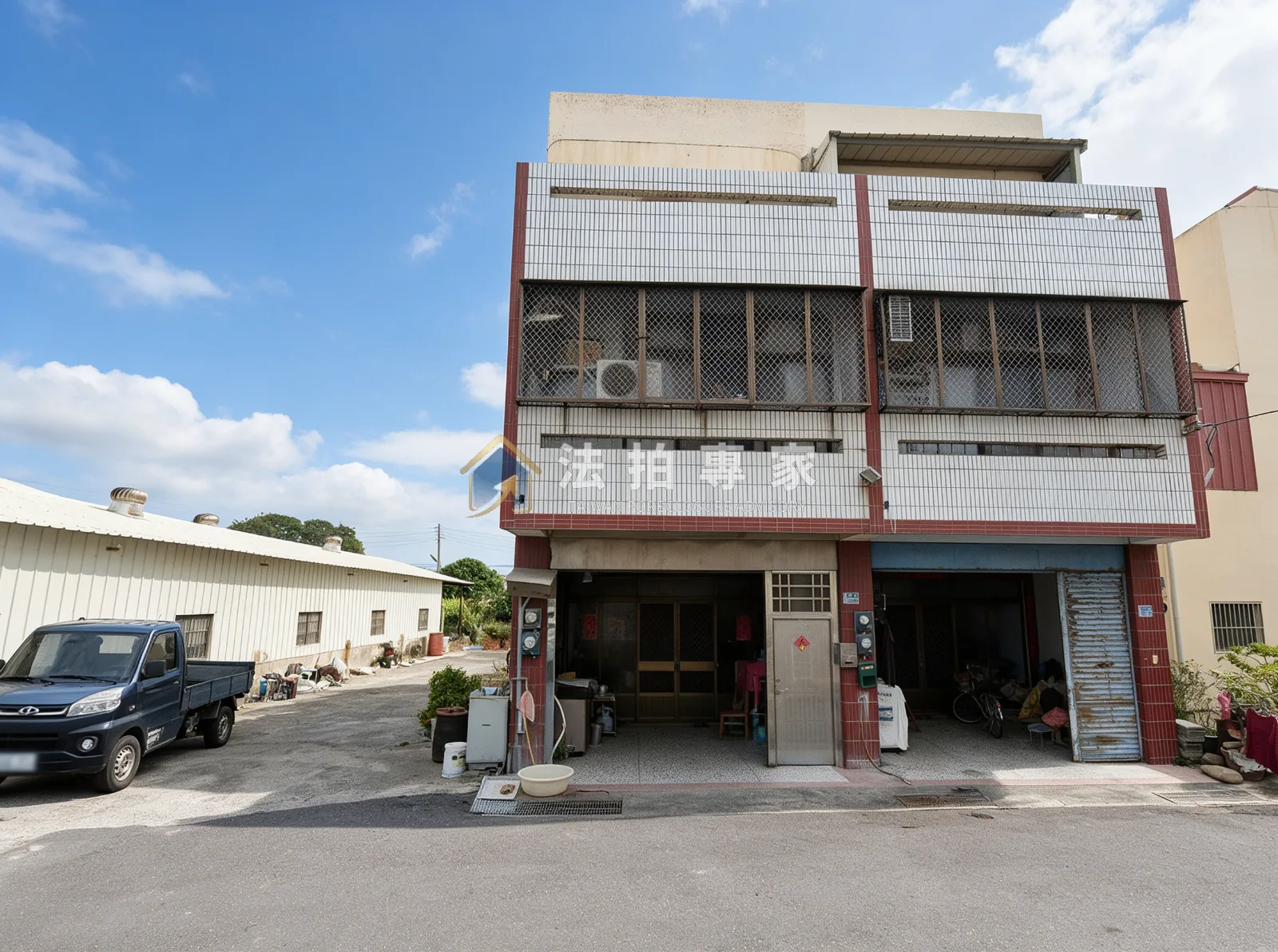 雲林縣虎尾鎮雲林虎尾・安溪路・三樓邊間透天法拍屋案件照片