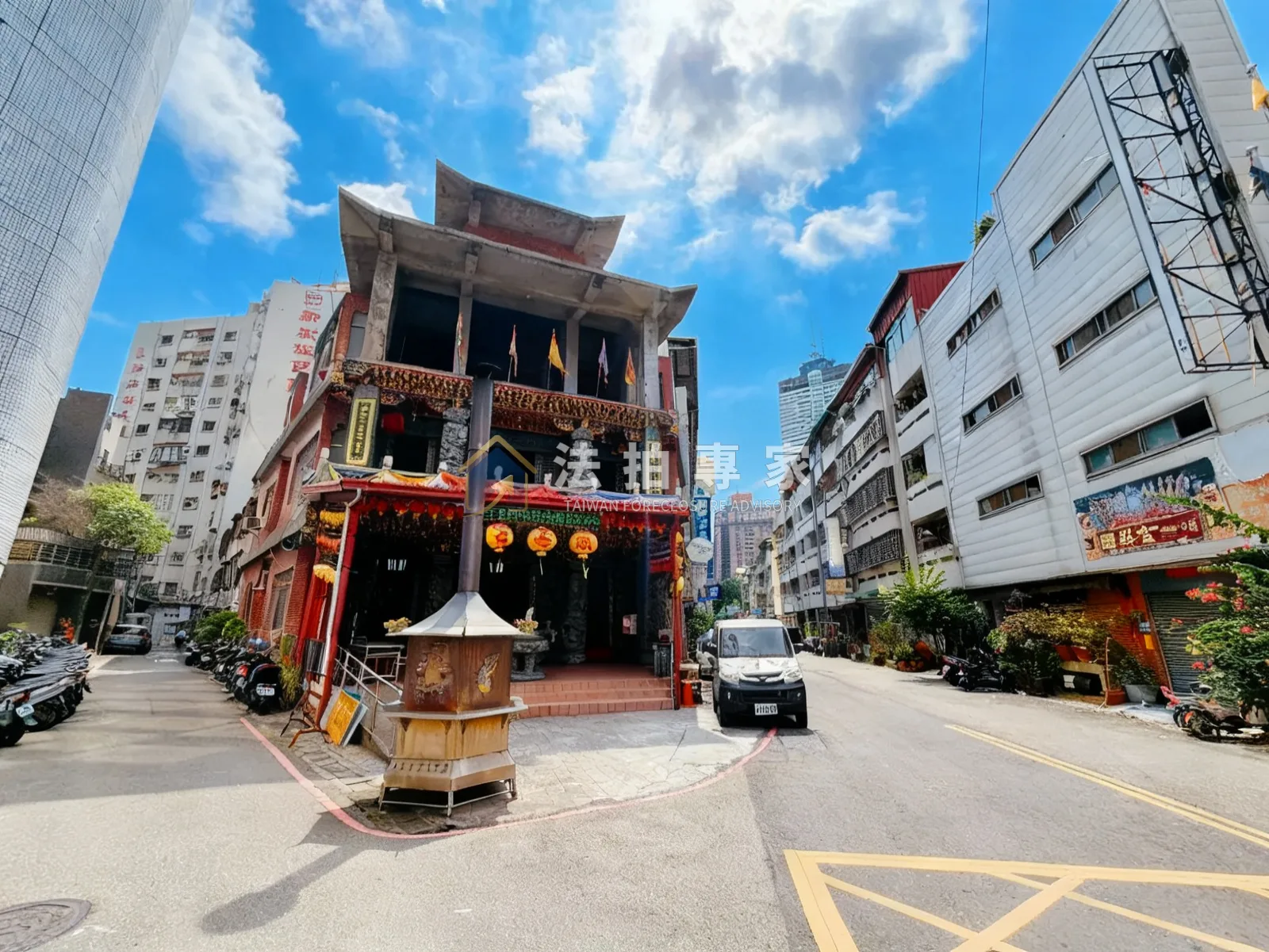 台中市南區南區・平順街・三角窗宮廟透天法拍屋案件照片